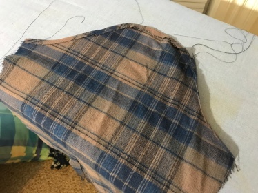 Sewing in the sleeve